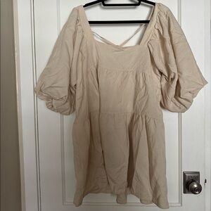 Petal and Pup beige dress